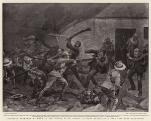 Yeomanry Imperiale al Lavoro nella Colonia del Fiume Orange, un Attacco Notturno a un Posto Boero vicino a Betlemme
